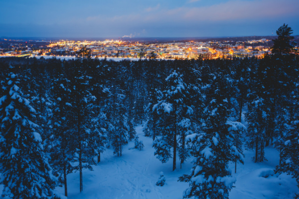 Snow covered Finland