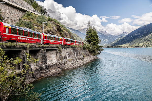 Swiss Glaciers on the Panoramic Trains