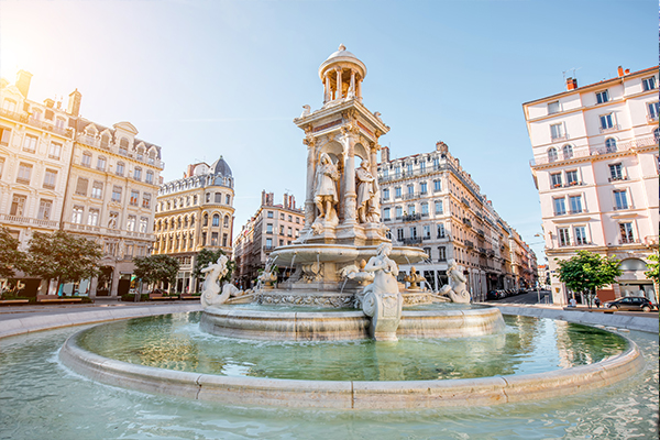 Paris and Lyon
