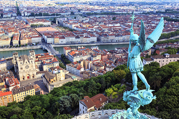 Paris and Lyon
