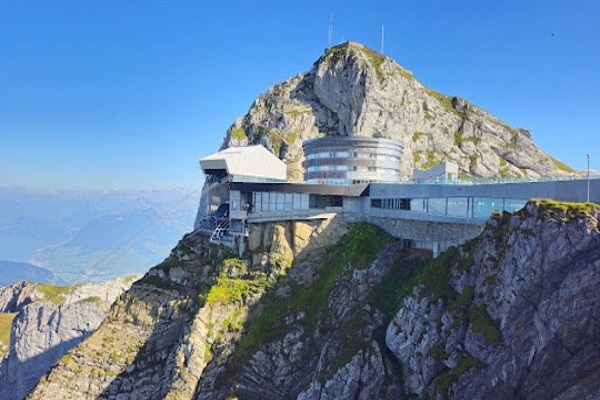 Swiss Mountains and the Golden Pass Line