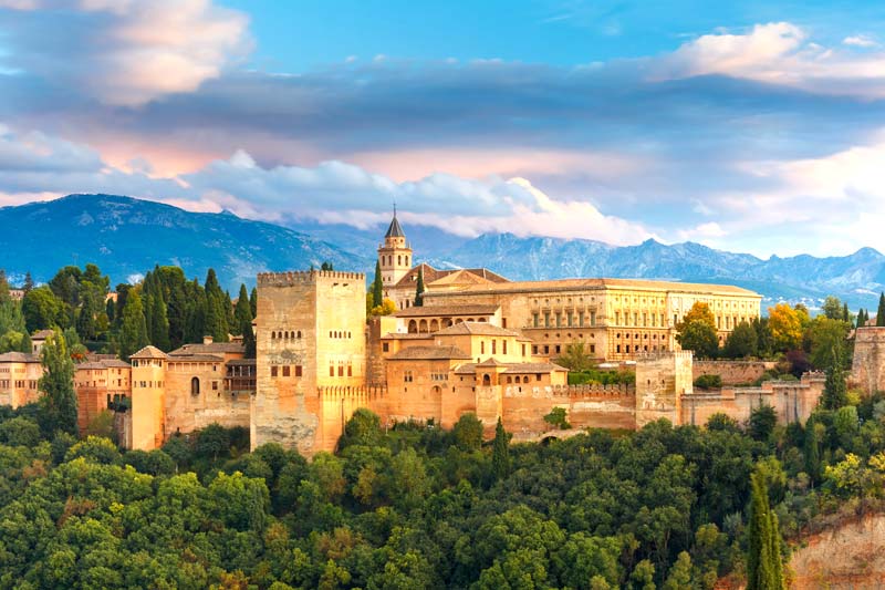 Madrid Cordoba Seville Granada Barcelona