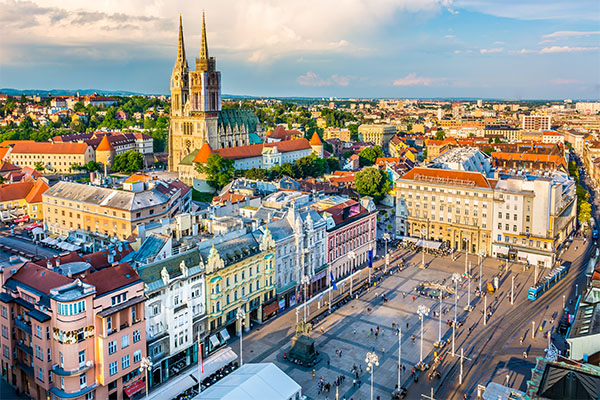 Croatia and Slovenia Express Split to Zagreb