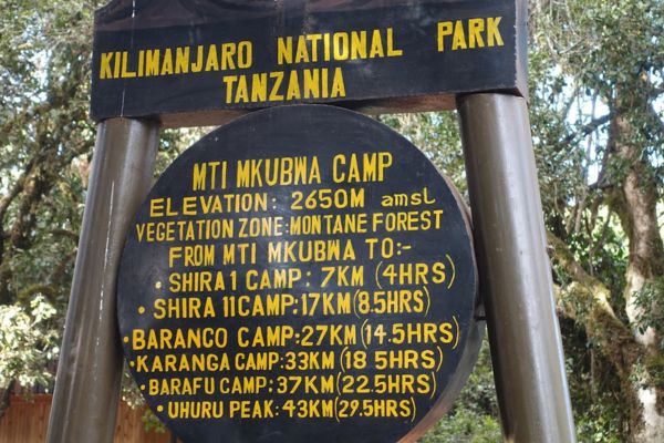 Kilimanjaro Lemosho Route