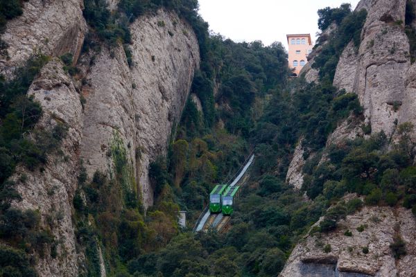 Experience Montserrat on cogwheel train