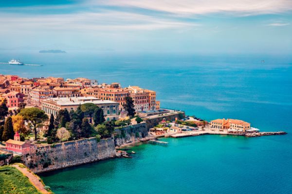 Cruising through Canal of Corinth