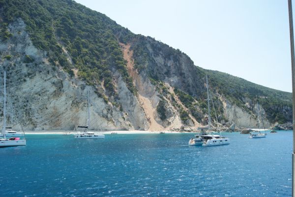 Cruising through Canal of Corinth