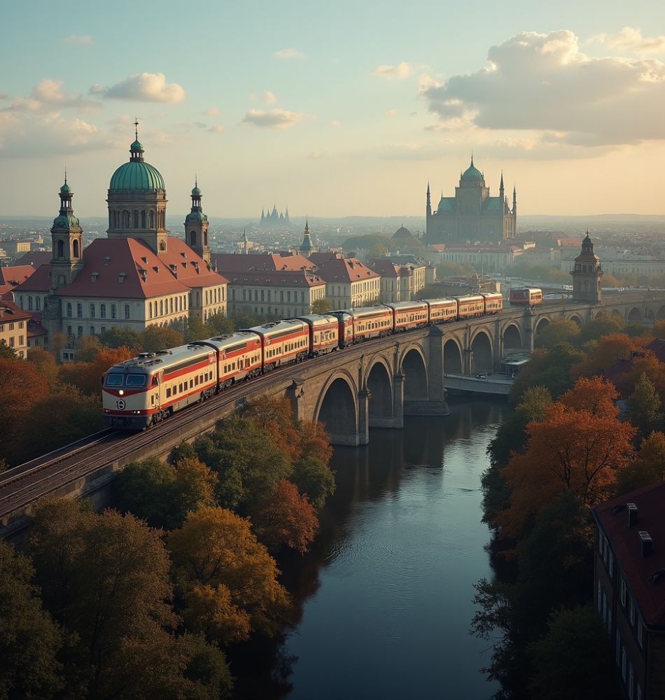Imperial Cities Berlin, Dresden and Prague by Train