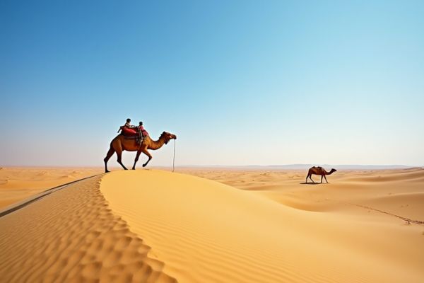 Camel Trek through Central Mongolian Grasslands